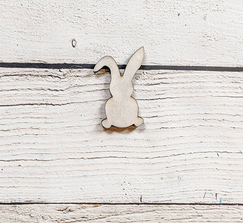 FLOPPY ear BUNNY SHAPE Unfinished 1/4" Wood - Various Sizes - Wooden Blanks - laser cut shape - Easter crafts - Easter Kids Crafts