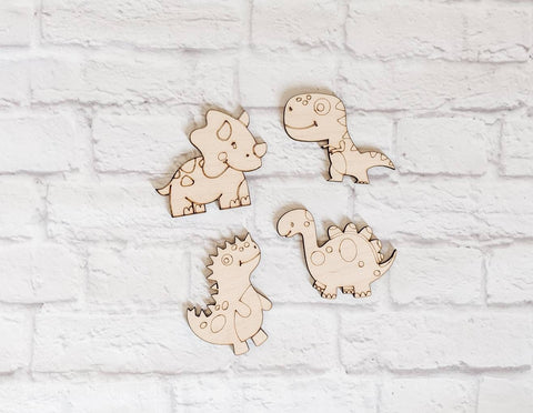 Dinosaur Shapes- Kids Craft Set - Laser Cut Shapes