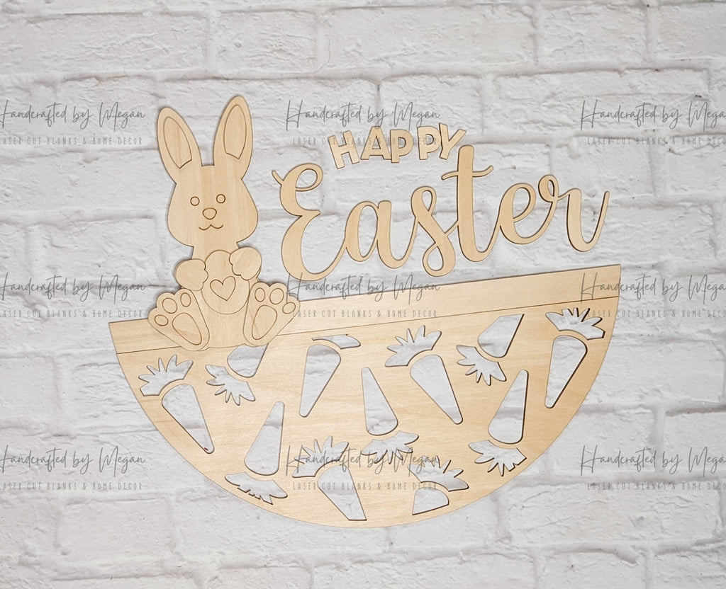 Bunny Rabbit Unfinished Wood Cutout Easter Holiday Decor DIY Make